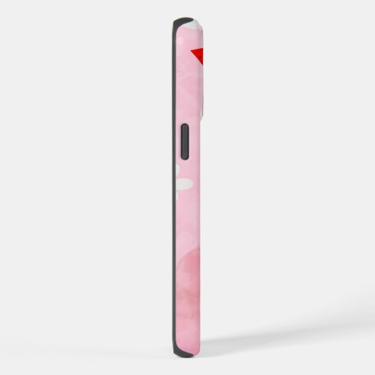 Watermelon Bloom - Fun Summer Floral Pattern" iPhone Hülle (Rechte Seite)