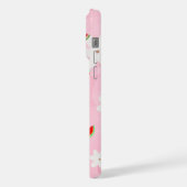 Watermelon Bloom - Fun Summer Floral Pattern" iPhone Hülle (Linke Seite)