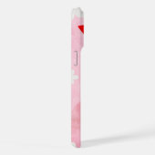 Watermelon Bloom - Fun Summer Floral Pattern" iPhone Hülle (Rechte Seite)