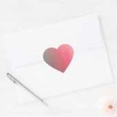 Watermelon Blush Heart Sticker (Umschlag)
