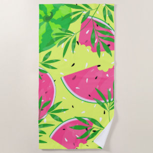 Watermelon-Branchen Sommerfrische Tropen Strandtuch