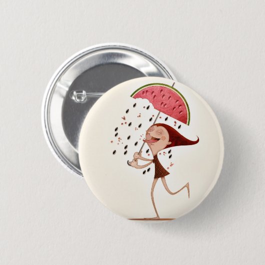 Watermelon Button (Vorne & Hinten)