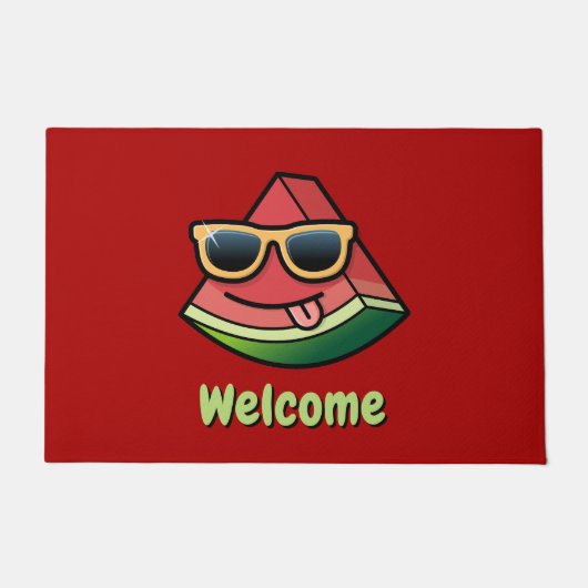 Watermelon Cartoon Doormat Fußmatte (Vorderseite)