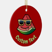 Watermelon Cartoon Keramik Ornament (Rechts)