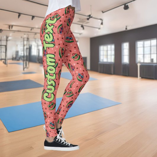 Watermelon Cartoon Muster Leggings