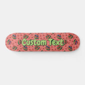 Watermelon Cartoon Muster Skateboard (Horizontal)