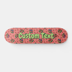 Watermelon Cartoon Muster Skateboard