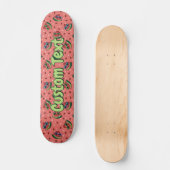 Watermelon Cartoon Muster Skateboard (Vorderseite)