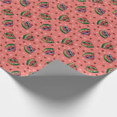 Watermelon Cartoon Musterpapier Geschenkpapier (Ecke)