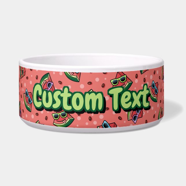 Watermelon Cartoon Pattern Napf (Vorderseite)