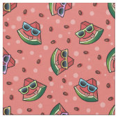Watermelon Cartoon Pattern Stoff (Nahaufnahme)