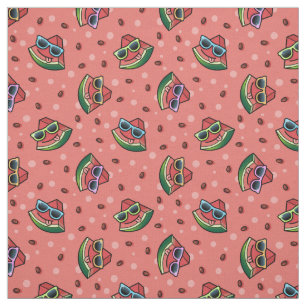 Watermelon Cartoon Pattern Stoff