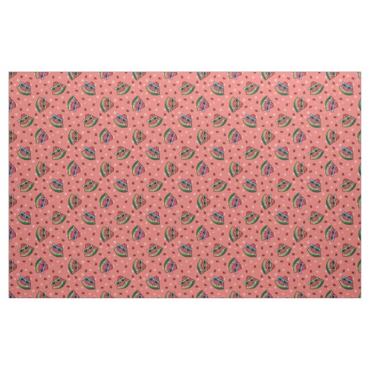 Watermelon Cartoon Pattern Stoff (Fat Quarter (45,7 x 55,9 cm))