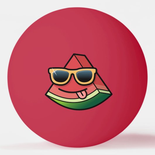 Watermelon Cartoon Ping-Pong Ball (Vorderseite)