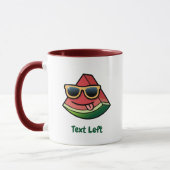 Watermelon Cartoon Tasse (Links)