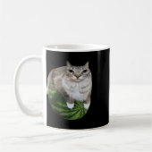 Watermelon Cat Albern Cat Meme Kaffeetasse (Links)