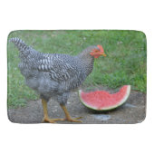 Watermelon Chicken Bath Mat Badematte (Vorderseite)