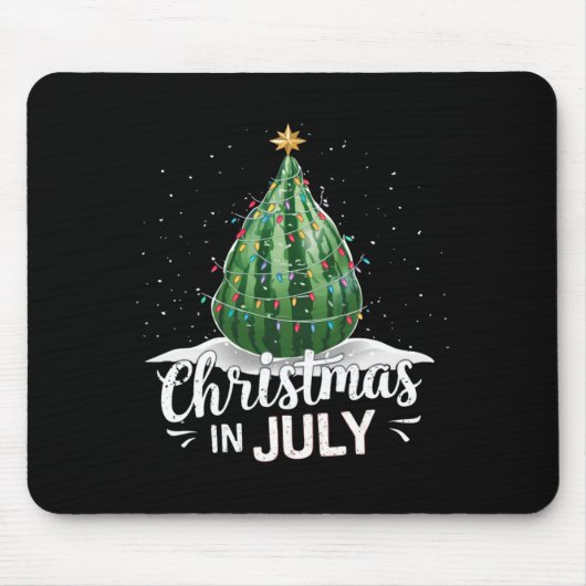Watermelon Christmas Tree Christmas In July Summer Mousepad (Vorne)