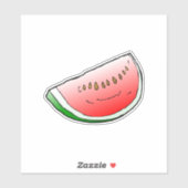 Watermelon Custom-Cut Vinyl Sticker (Blatt)