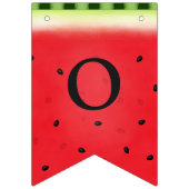 Watermelon Custom Letters Wimpelkette (Zweite Fahne)