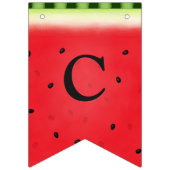 Watermelon Custom Letters Wimpelkette (Erste Fahne)