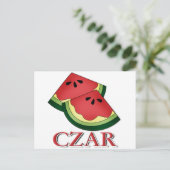 Watermelon Czar Postkarte (Stehend Vorderseite)