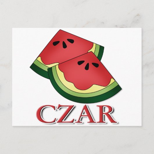 Watermelon Czar Postkarte (Vorderseite)