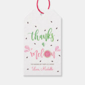 Watermelon Danke an Melon Danke Geschenkanhänger (Vorderseite)