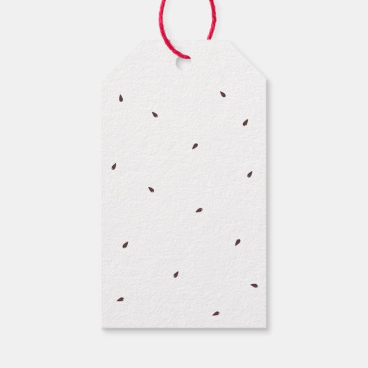 Watermelon Danke an Melon Danke Geschenkanhänger (Rückseite)