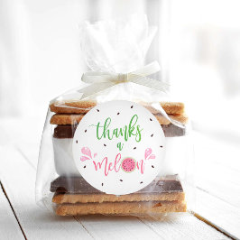 Watermelon Danke an Melon Danke Runder Aufkleber