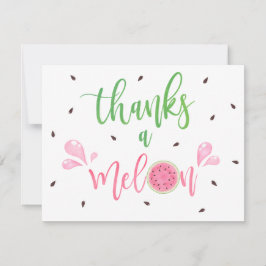 Watermelon Danke an Melon Dankeschön Card