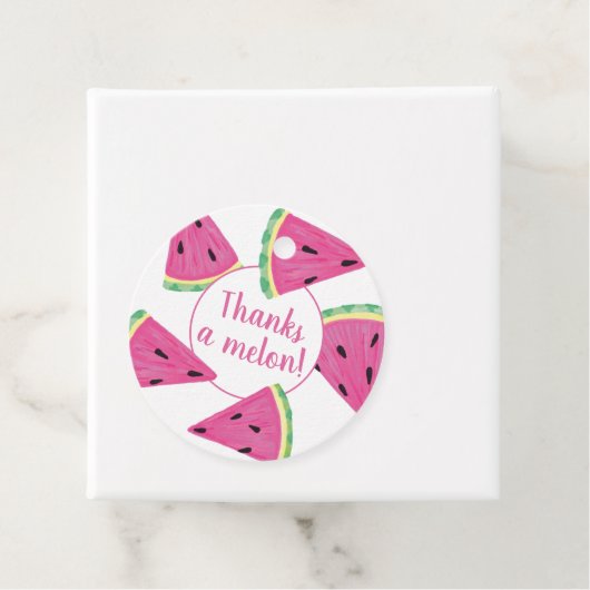 Watermelon Danke an Melon Geschenkanhänger (Beispiel)