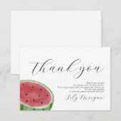 Watermelon Danke-Card Dankeskarte (Vorne/Hinten)