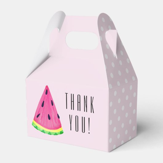 Watermelon Danke Girls Birthday Geschenkschachtel (Vorderseite)