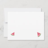 Watermelon Danke Karte Danke an Melon Geburtstag (Rückseite)