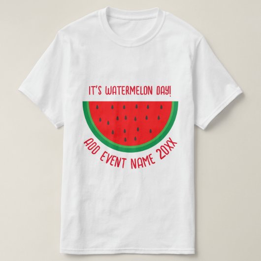 Watermelon Day T-Shirt (Design vorne)