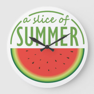 Watermelon design Acrylic Wall Clock Große Wanduhr