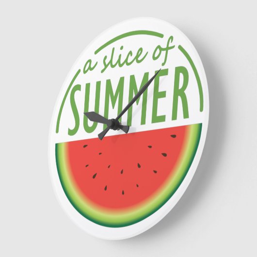 Watermelon-Design Acrylmauer-Uhr Große Wanduhr (Winkel)
