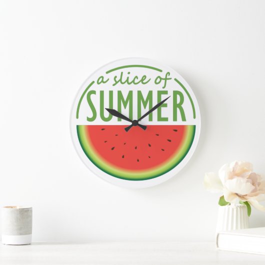 Watermelon-Design Acrylmauer-Uhr Große Wanduhr (Zuhause)