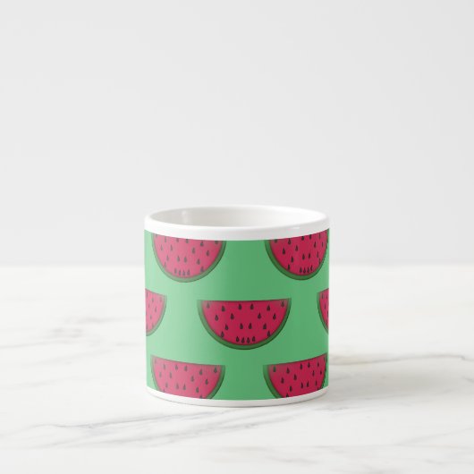 Watermelon Design Bone China Espresso Tasse (Vorderseite)