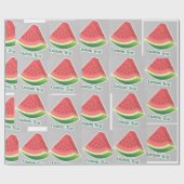 WATERMELON 🍉 DISIGN Wrapping Paper Geschenkpapier (Flach)