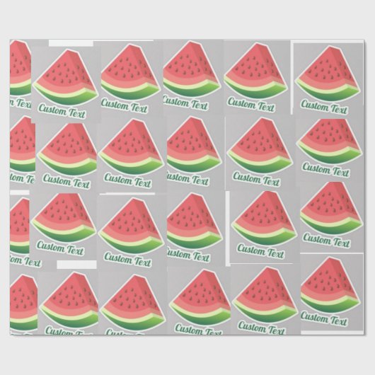 WATERMELON 🍉 DISIGN Wrapping Paper Geschenkpapier (Flach)