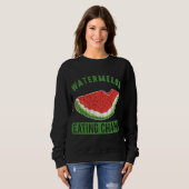 Watermelon Eating Champ Funny Summer Frucht Lover Sweatshirt (Vorne ganz)