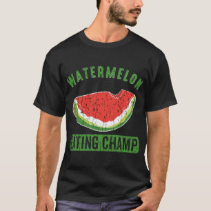 Watermelon Eating Champ Funny Summer Frucht Lover  T-Shirt
