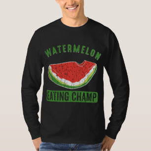Watermelon Eating Champ Funny Summer Frucht Lover T-Shirt