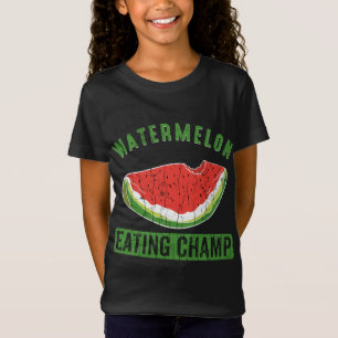 Watermelon Eating Champ Funny Summer Frucht Lover T-Shirt