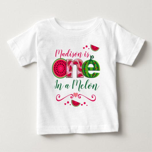 Watermelon | Eine Melone Baby T-shirt (Vorderseite)