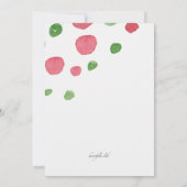 Watermelon Einladung (Rückseite)