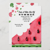Watermelon Einladung (Vorne/Hinten)