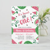 Watermelon Einladung zum Geburtstag (Stehend Vorderseite)